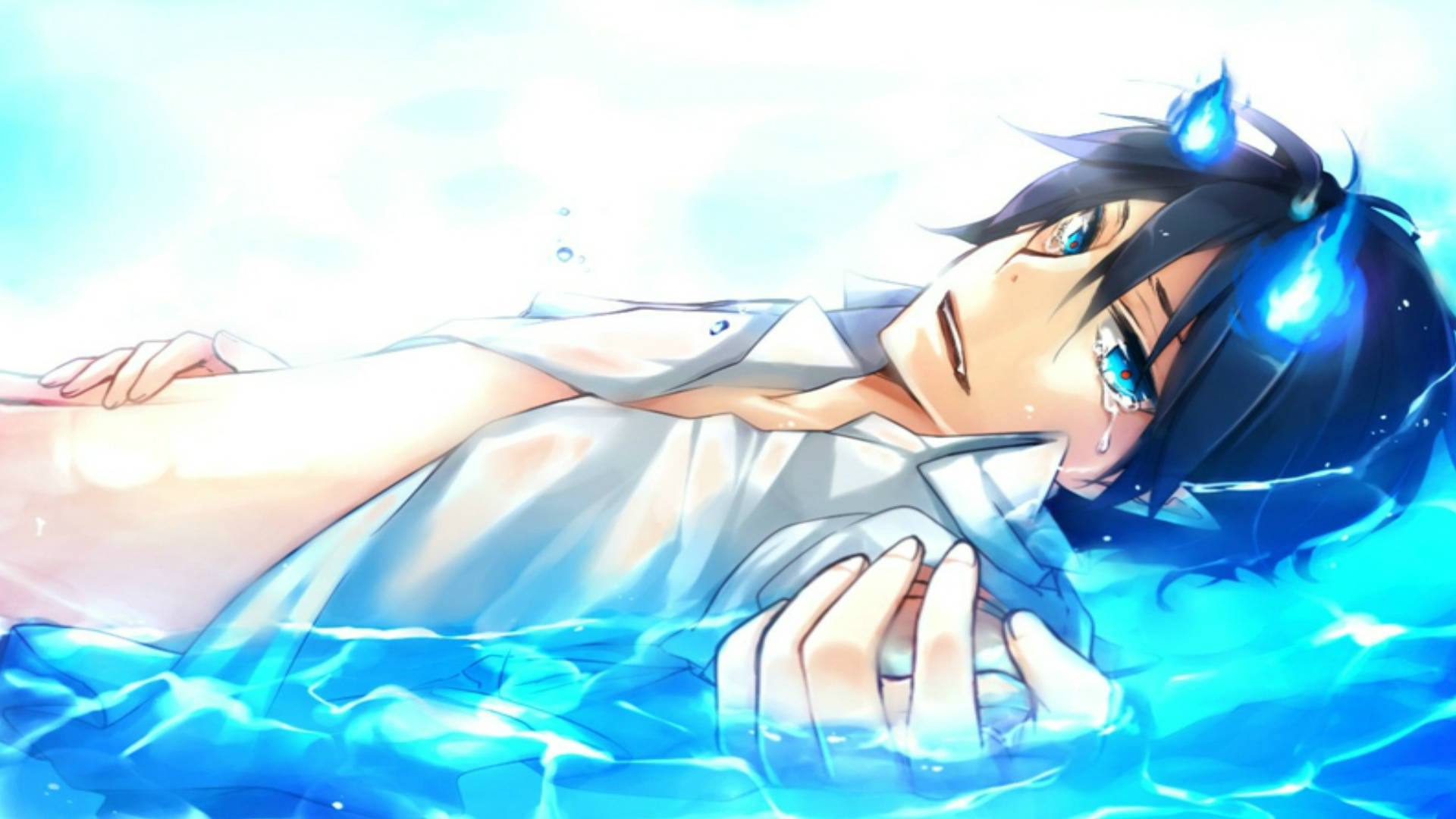 Rin In Water Blue Exorcist