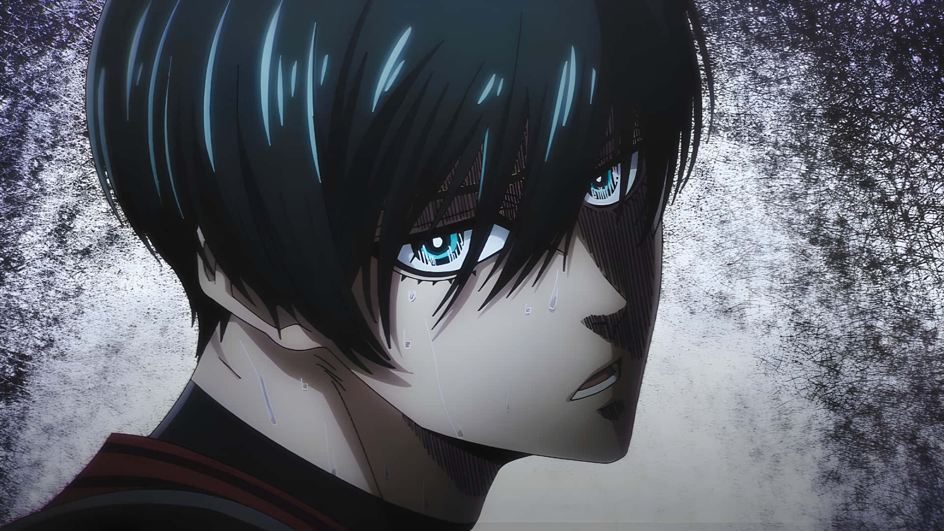 Rin Itoshi Con Mirada Intensa Fondo de pantalla