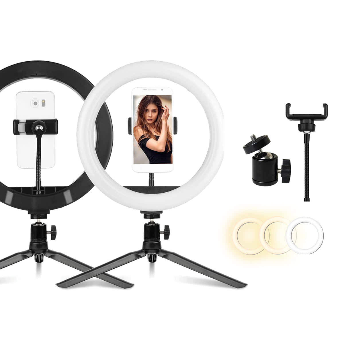 Professional Photo Lighting Anywhere with the Portable Ring Light