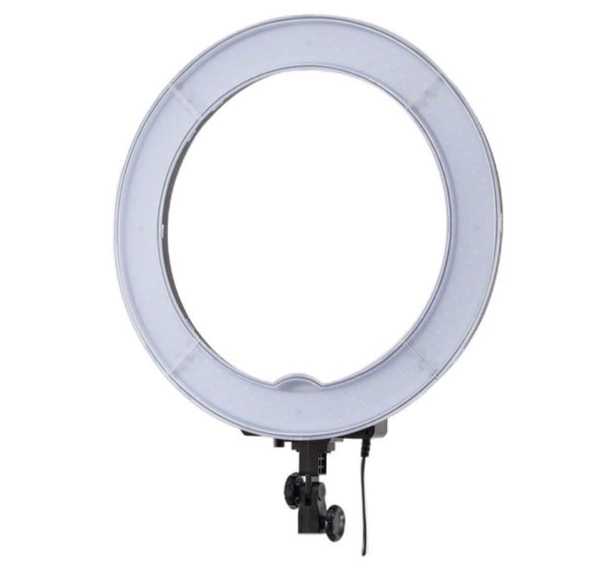 A Ring Light With A White Background