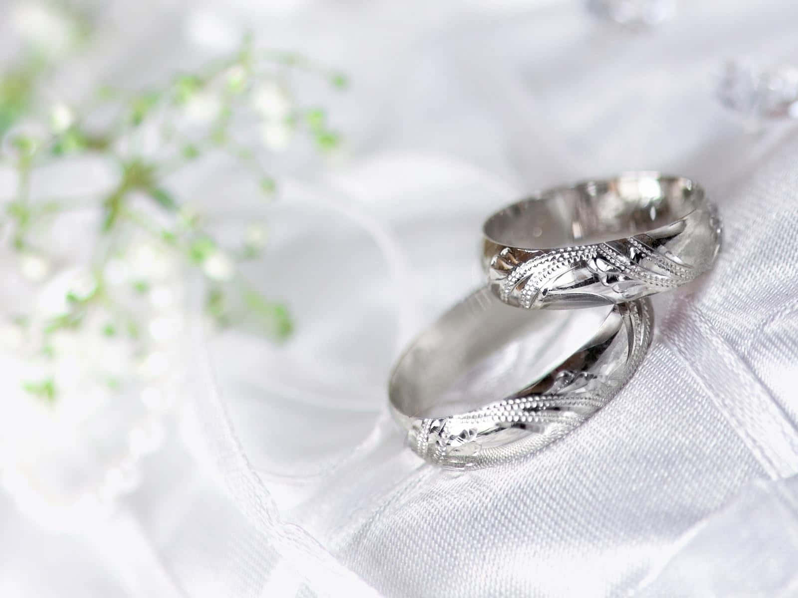 Silverwedding Ring Picture In Swedish: Bild Av Silvervigselring
