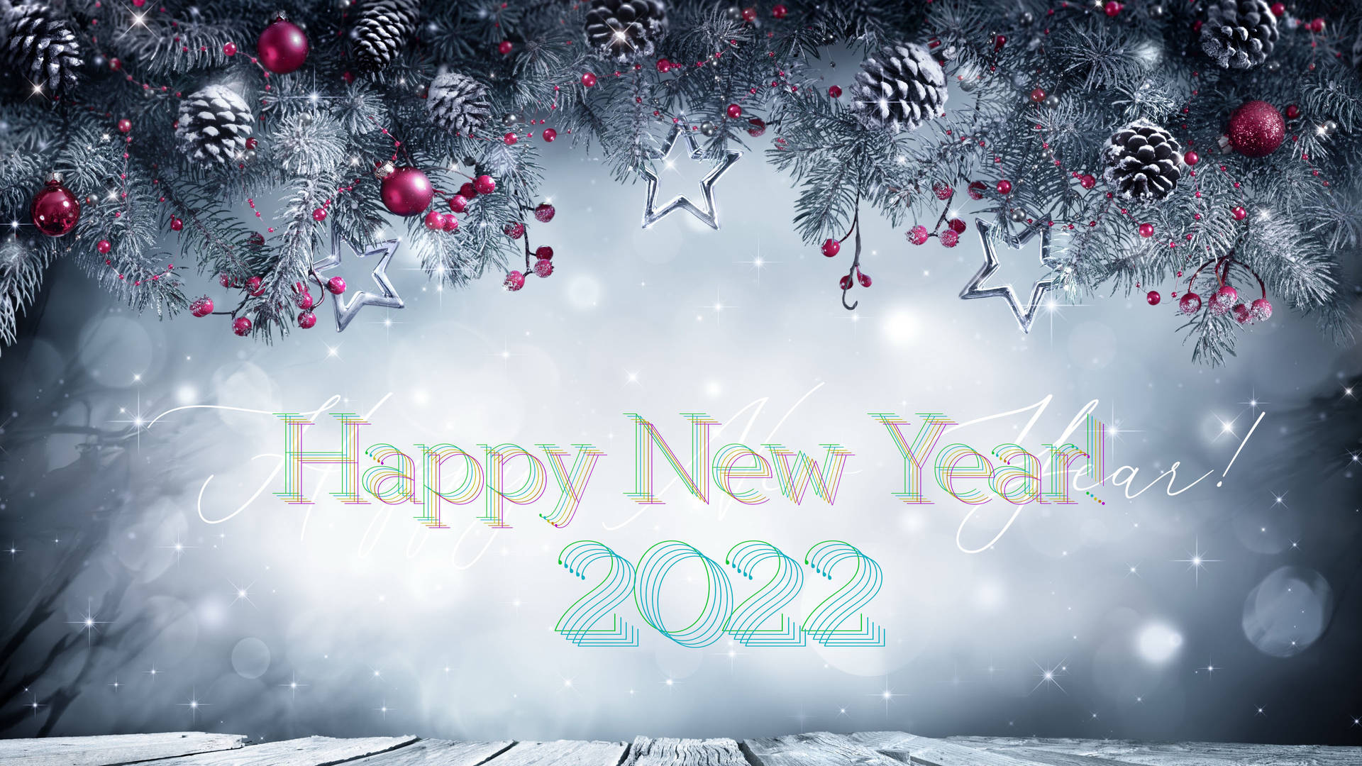 Ringing In 2022 With Style - A Spectacular New Year's Celebration Wallpaper
