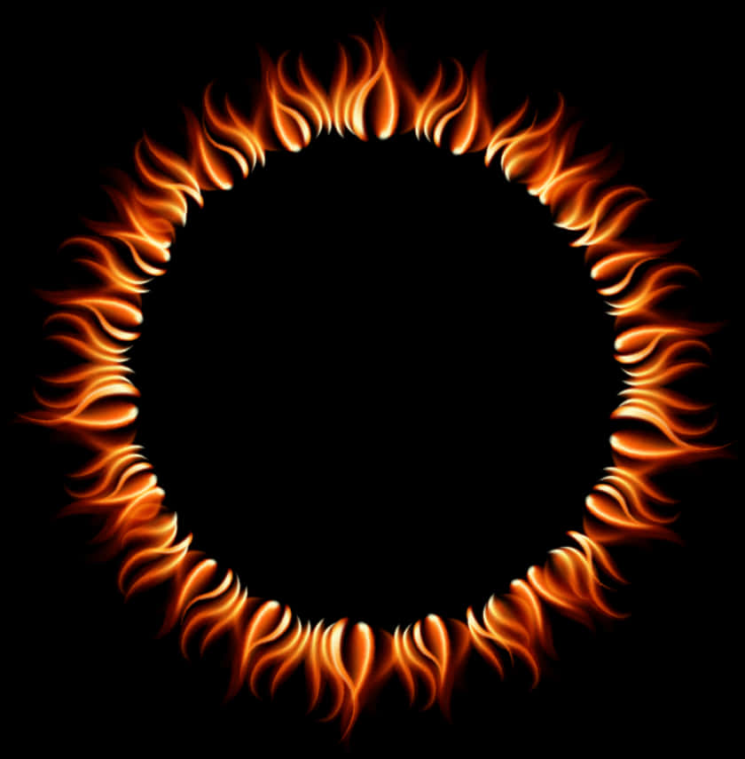 Download Ringof Fire Flames Circle | Wallpapers.com