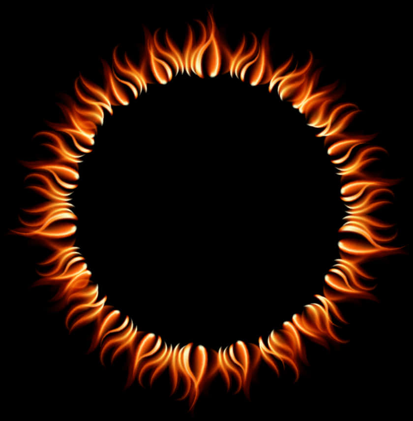 Ringof Fire Flames Circle PNG