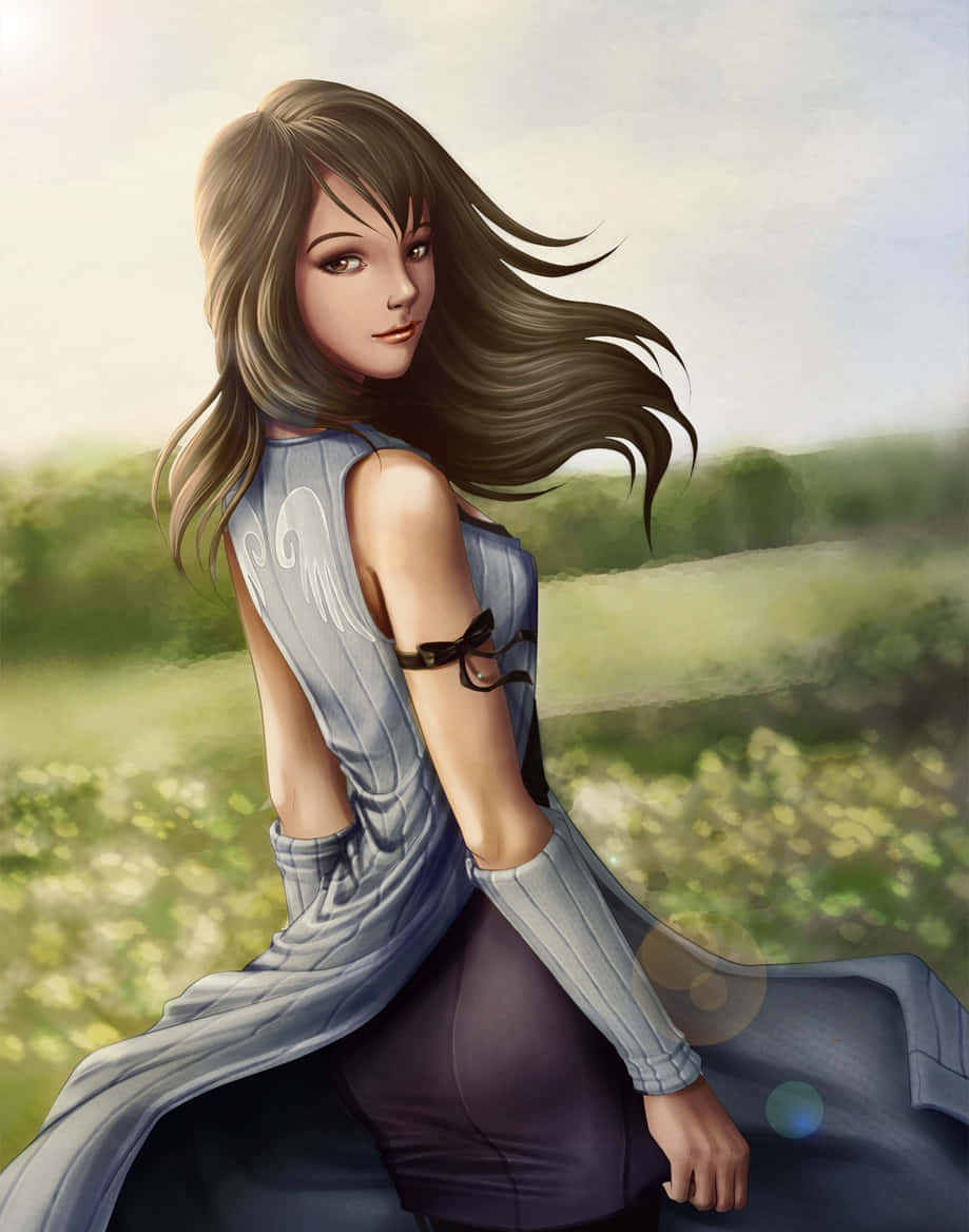 Rinoa Heartilly - The Enchanting Sorceress Of Final Fantasy Viii Wallpaper