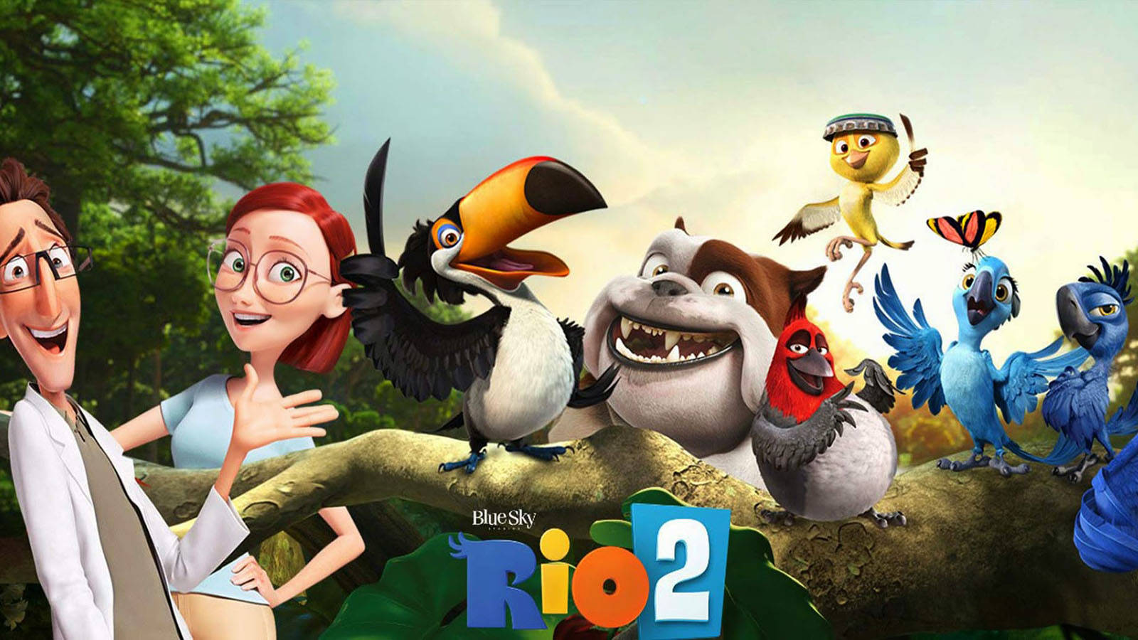 Rio 2 With Secondary Characters Wallpaper