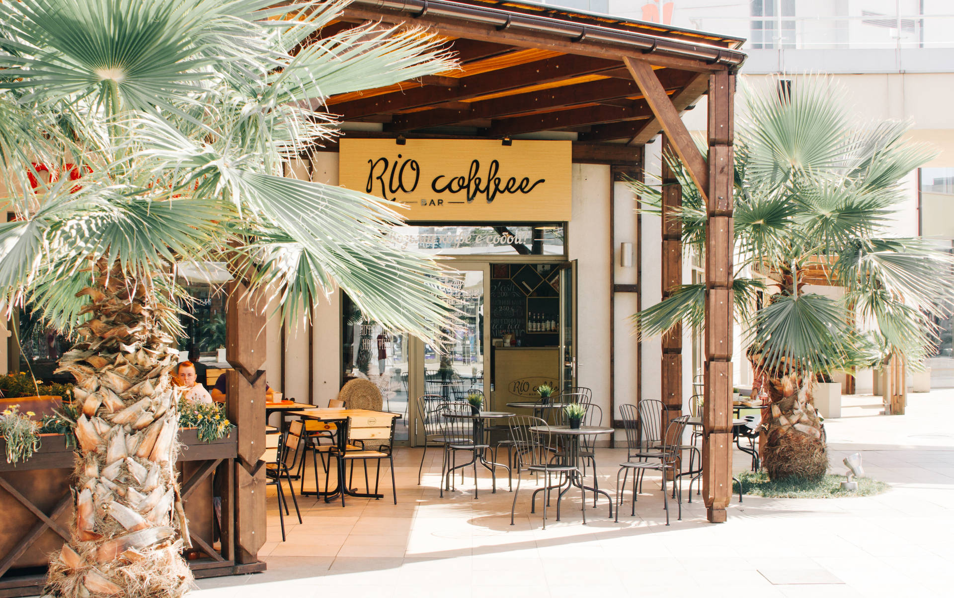 Rio Coffee Shop Wallpaper