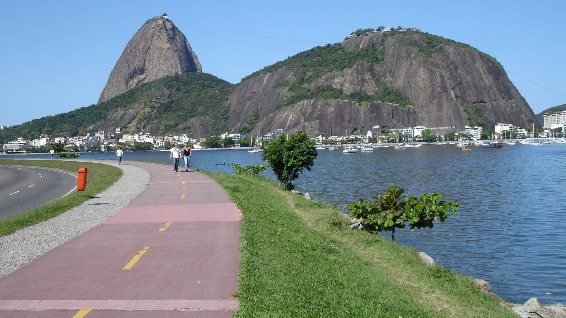 Baia Di Botafogo Di Rio De Janeiro Sfondo