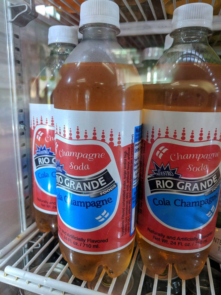 Rio Grande Champagne Soda In Refrigerator Wallpaper