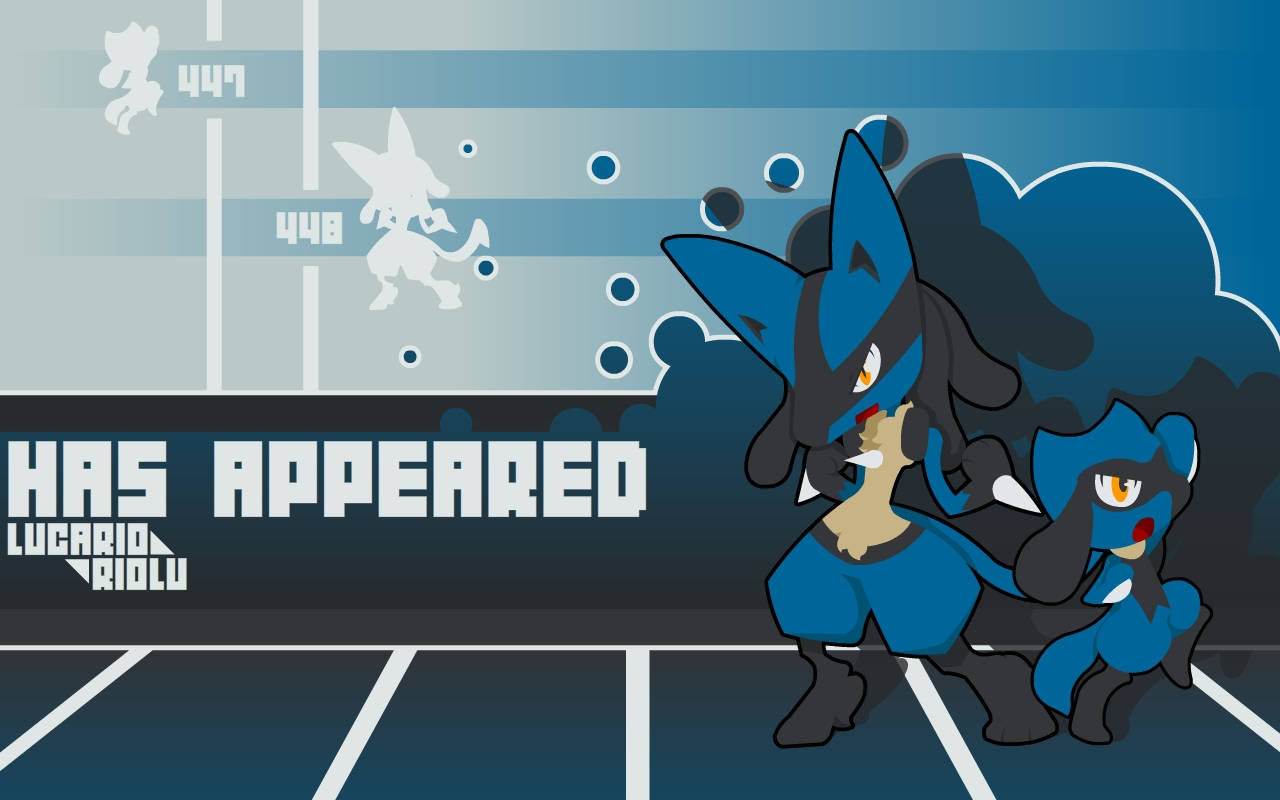 Riolu And Lucario Appeared Picture