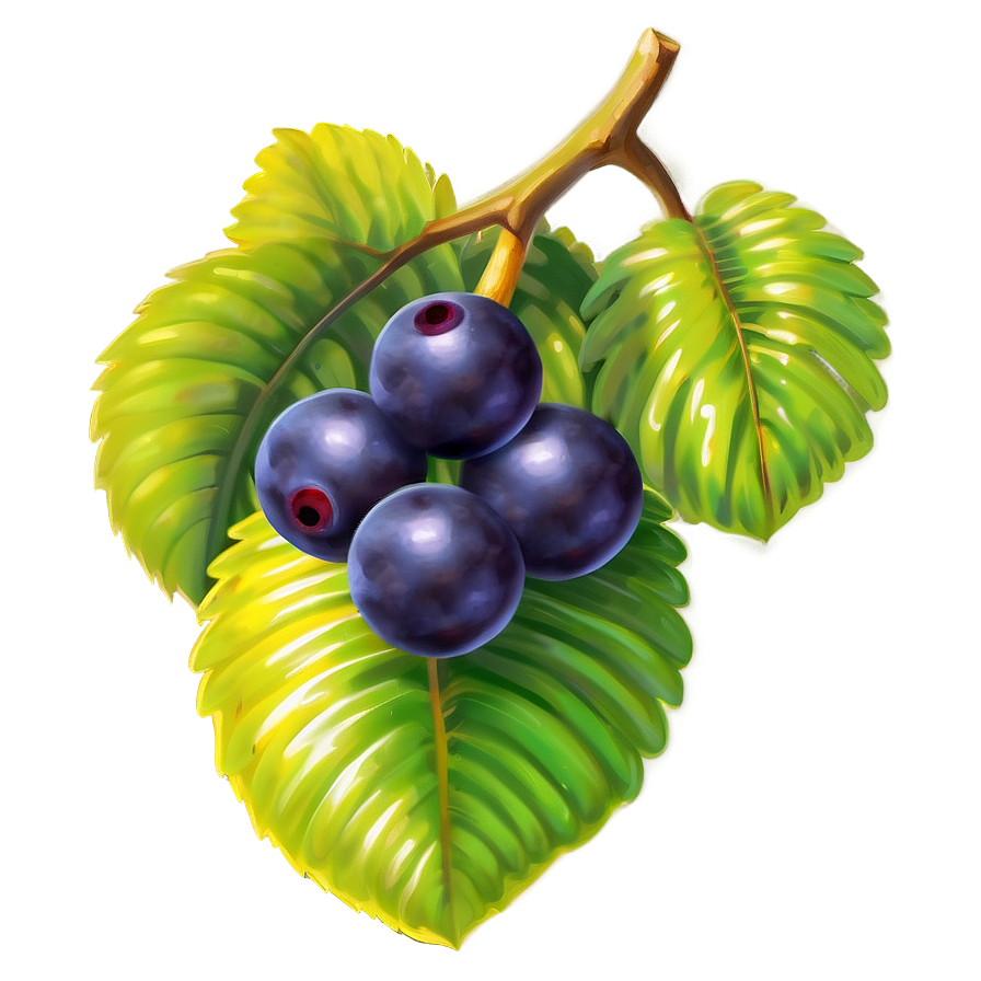 Ripe Acai Clusters Png 59 PNG