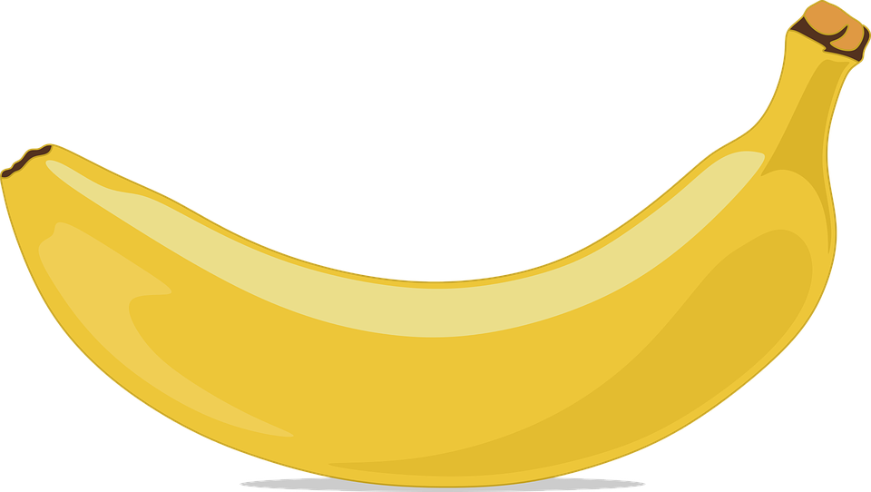 Ripe Banana Vector Illustration PNG
