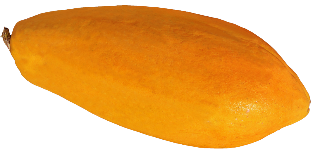 Ripe Mango Isolatedon Blue Background PNG