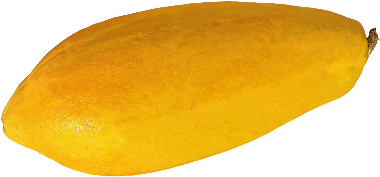 Ripe Mango Isolatedon Blue Background PNG