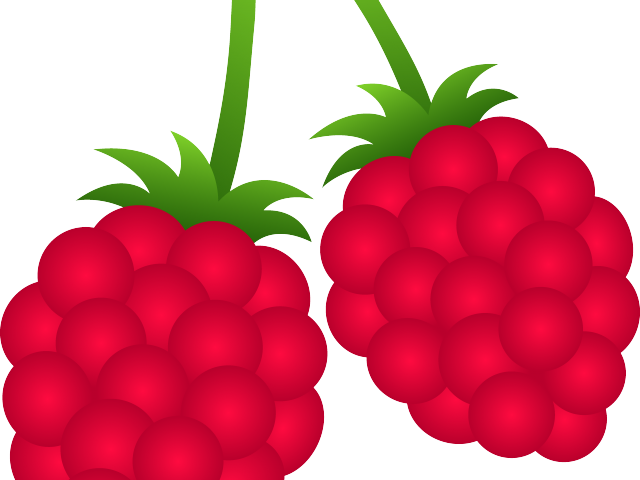 Ripe Raspberries Illustration PNG