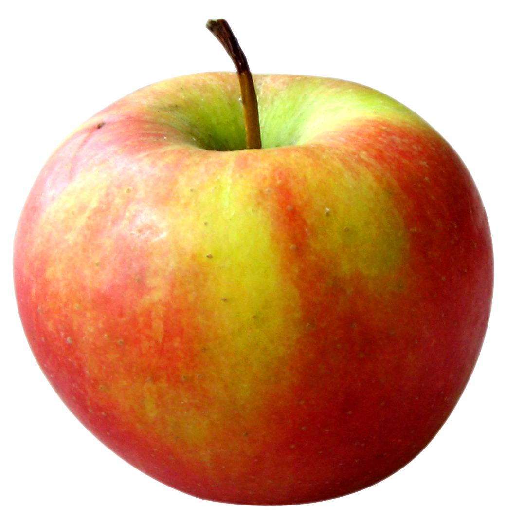 Ripe Red Apple Isolated PNG