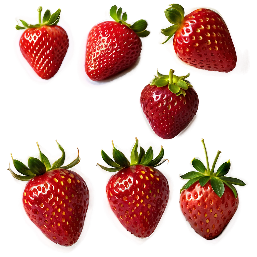 Ripe Strawberry Png Orf23 PNG