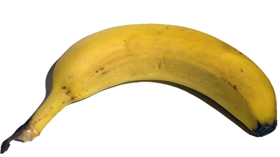 Ripe Yellow Banana Isolated PNG