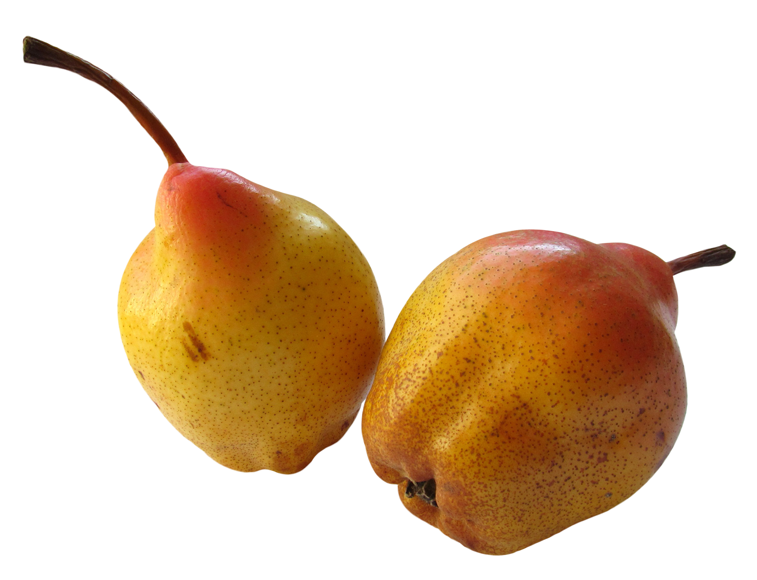 Ripe Yellow Pears Fruit PNG