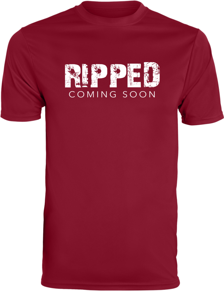Ripped Coming Soon T Shirt Design PNG