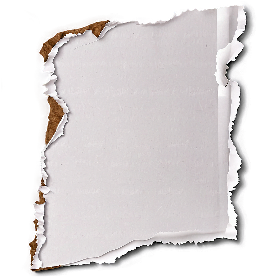 Ripped Edge Paper Design Png 12 PNG