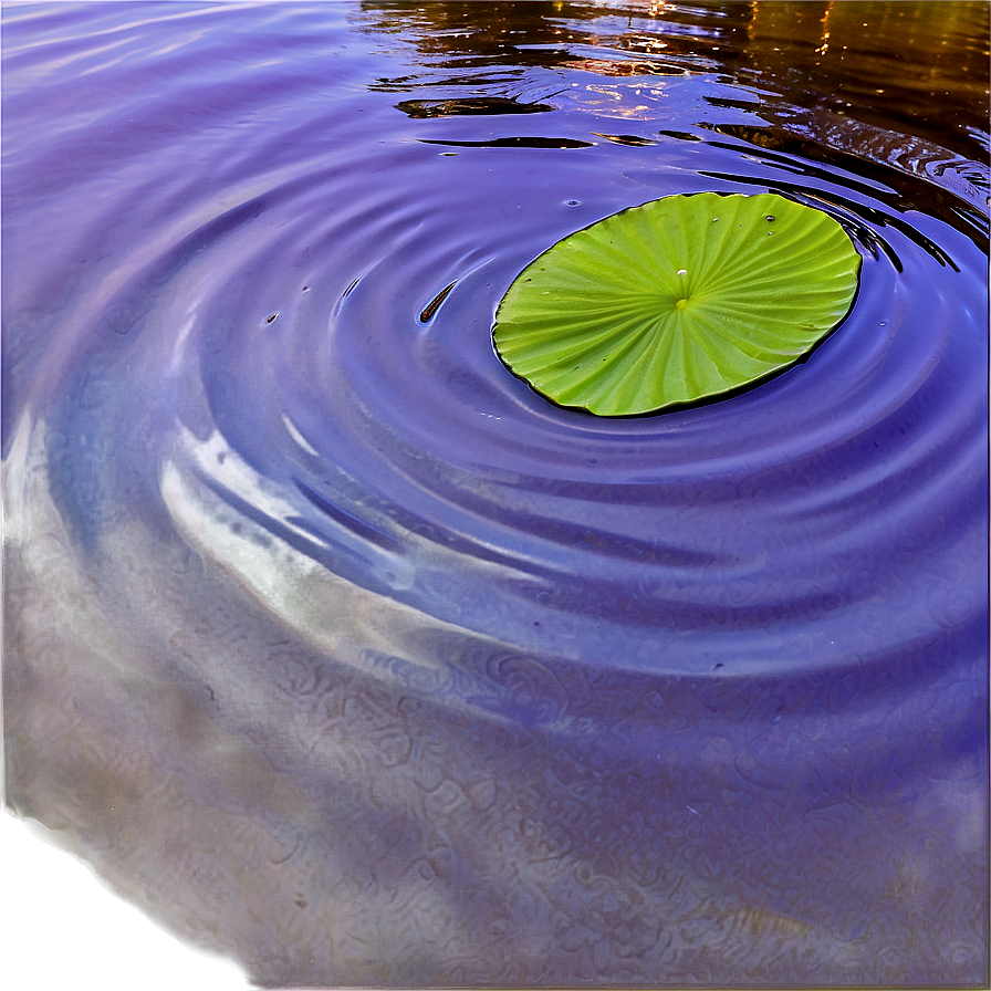 Ripple In Serene Pond Png Vqr48 PNG