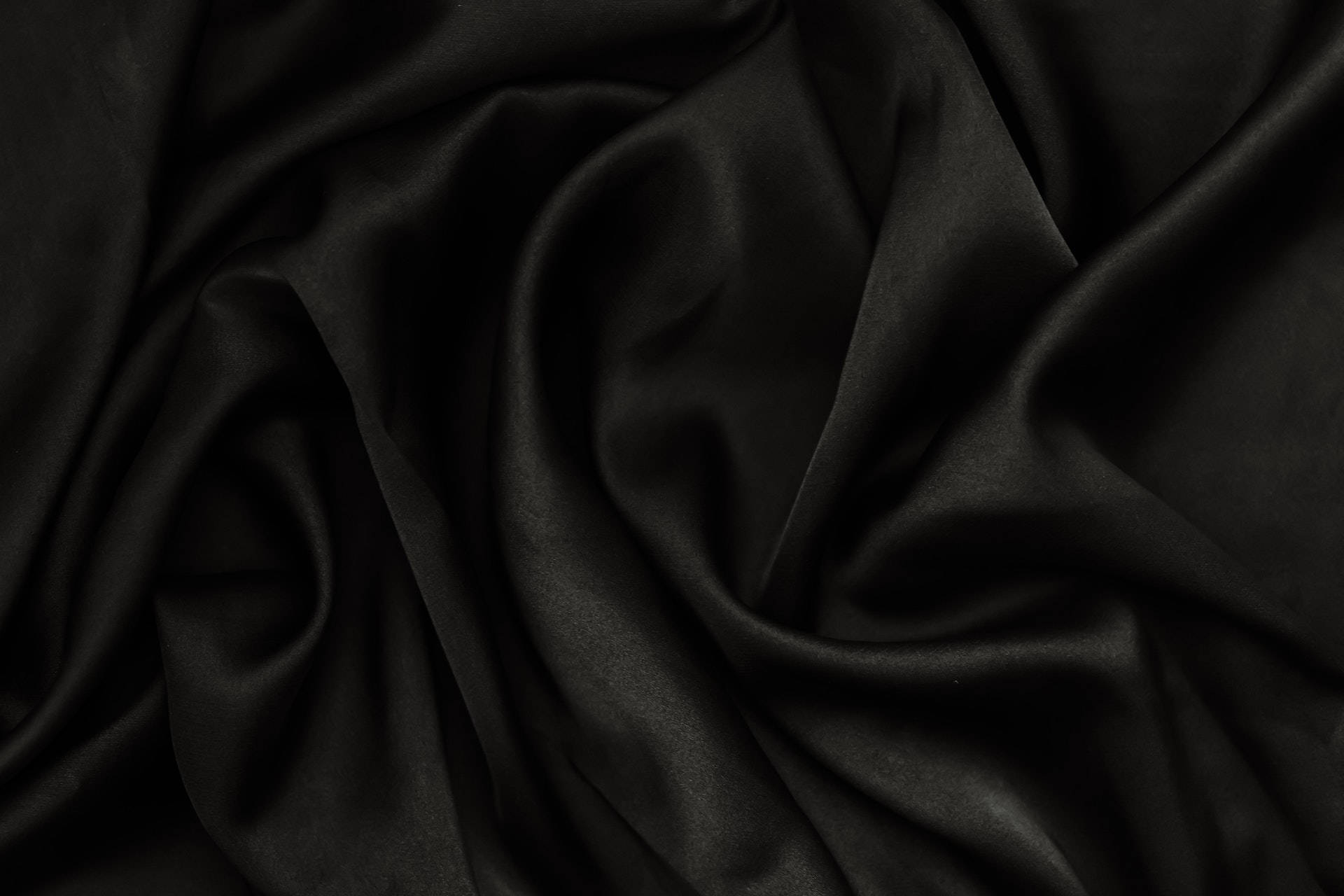 Rippled Black Fabric PC Wallpaper