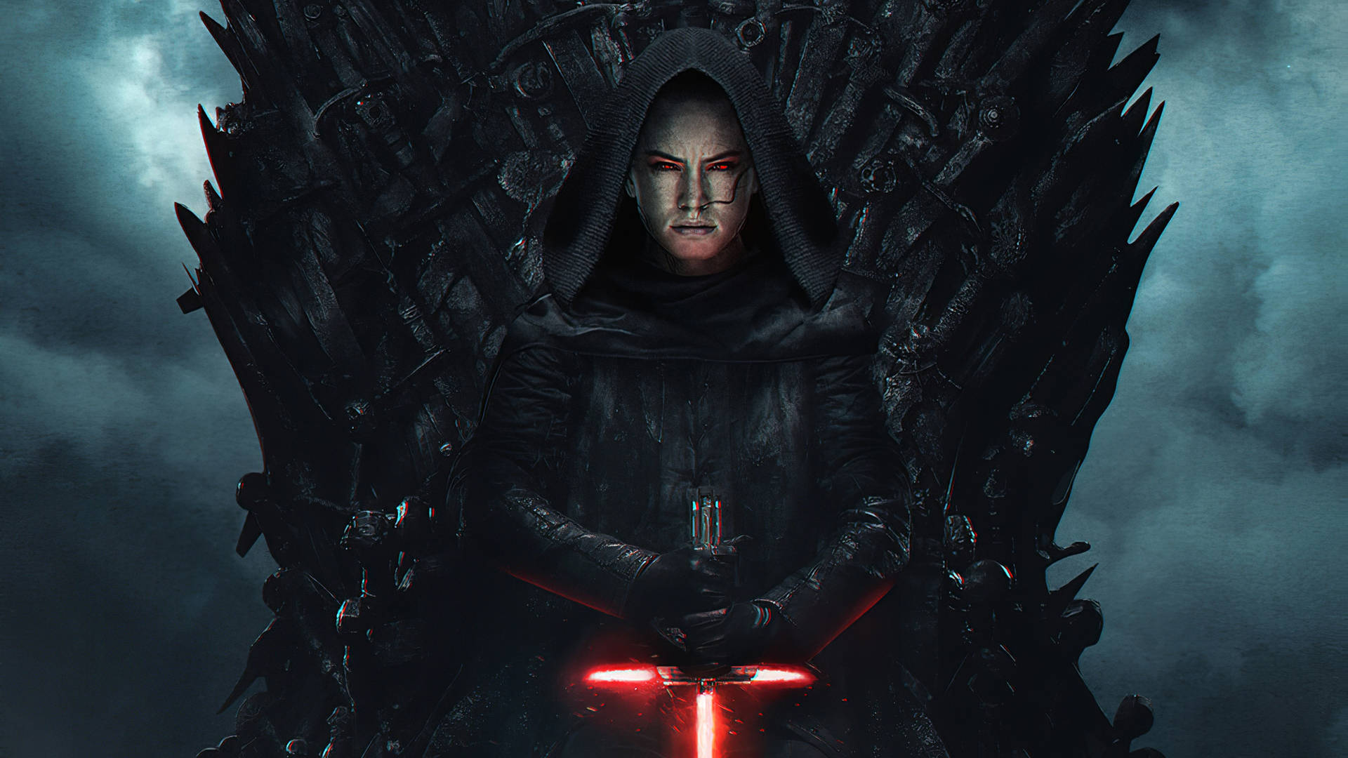 Opstigning af Skywalker mørke Rey trone Wallpaper