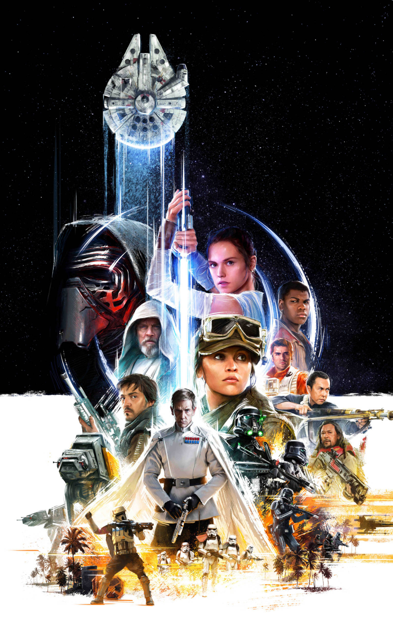 Rise Of The Skywalker Star Wars Tablet Background