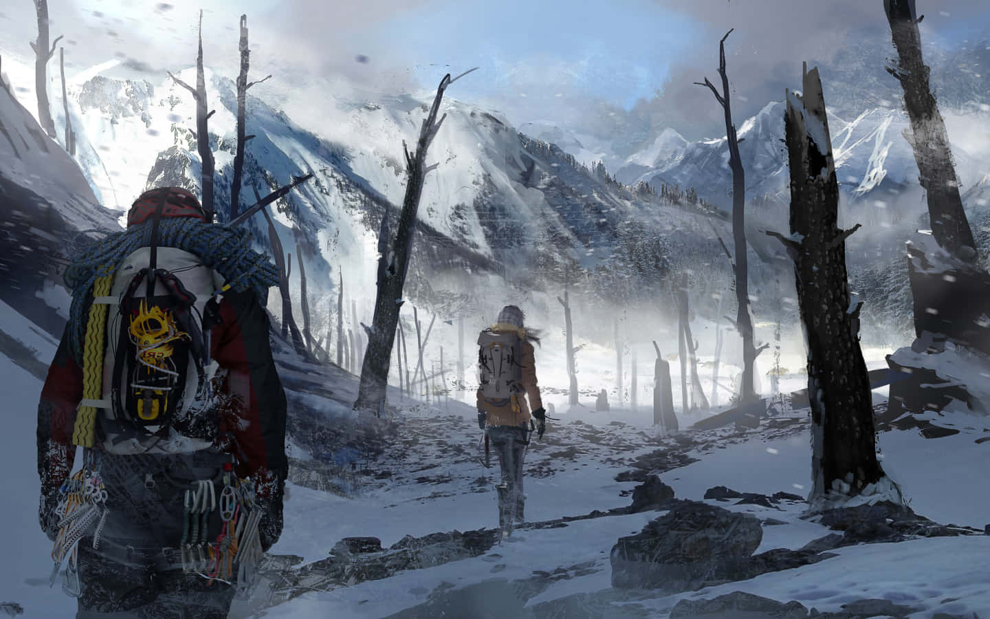 Lara Croft joins an expedition deep into the Siberian wilderness in Rise of the Tomb Raider.