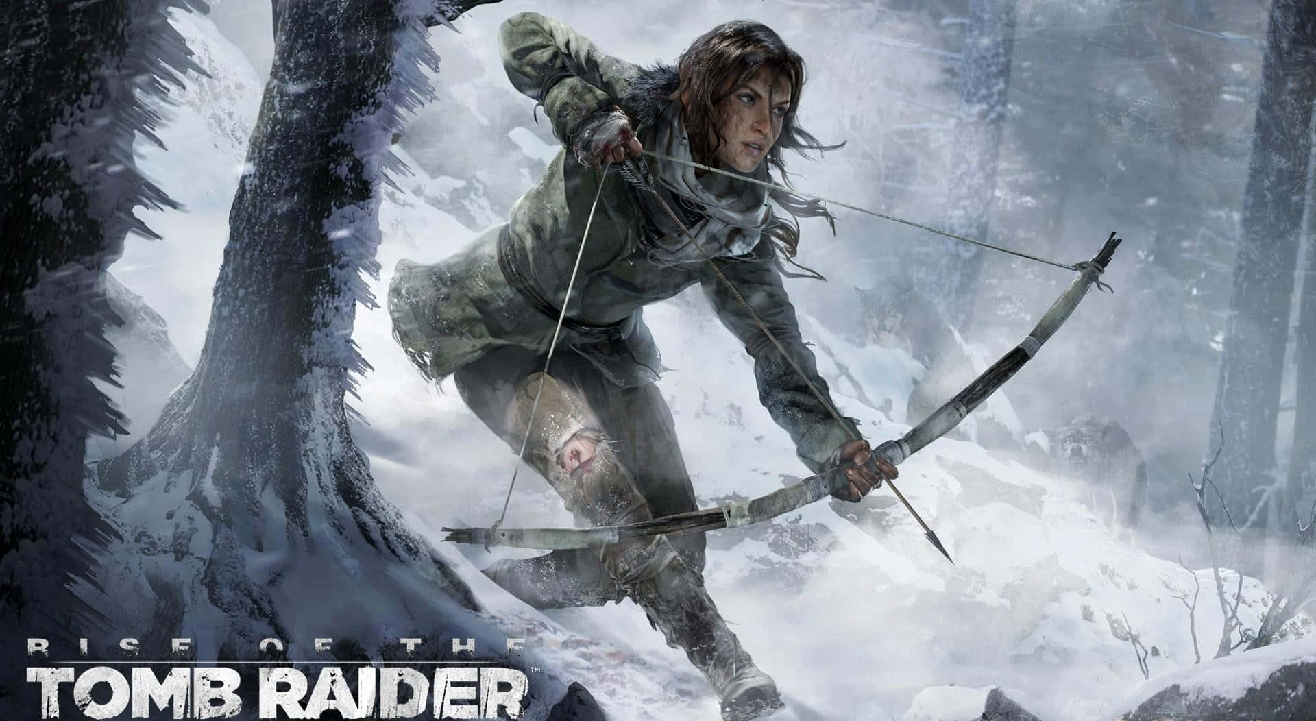 Sejre, overleve og trives i Rise of Tomb Raider Wallpaper