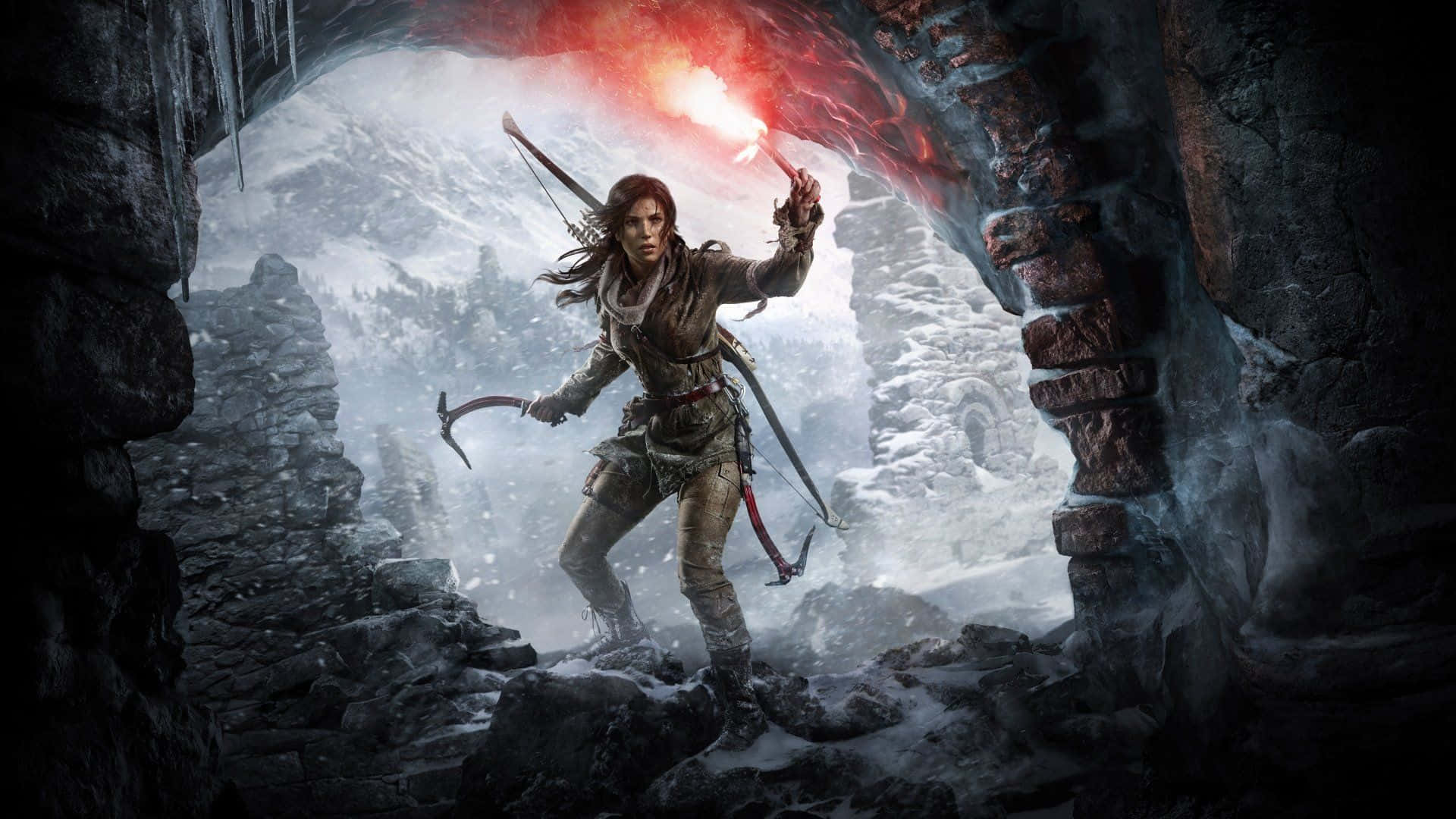 Explore the lost city of Kitezh and unlock the secrets of the past with Rise of the Tomb Raider Wallpaper