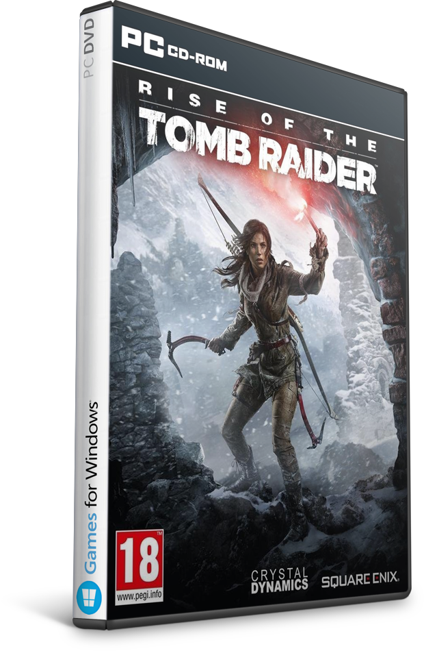 Riseofthe Tomb Raider P C Game Cover PNG