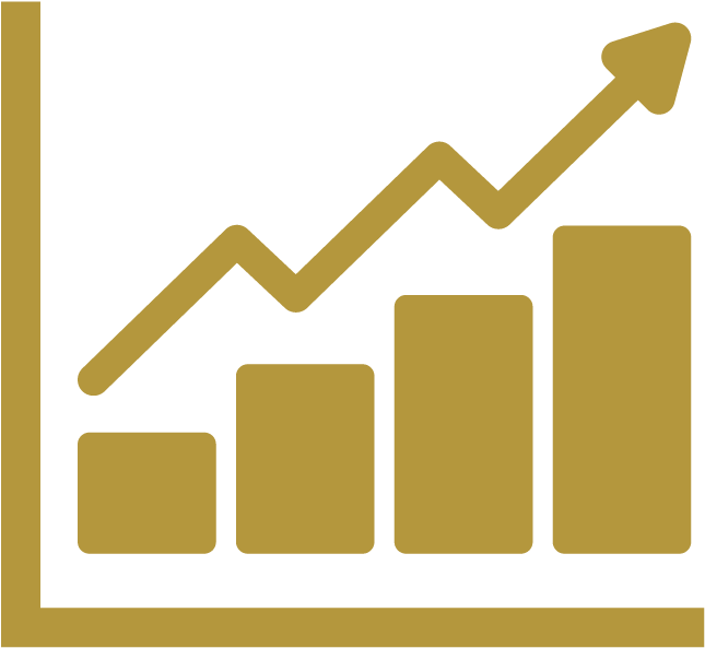 Rising Investment Chart PNG