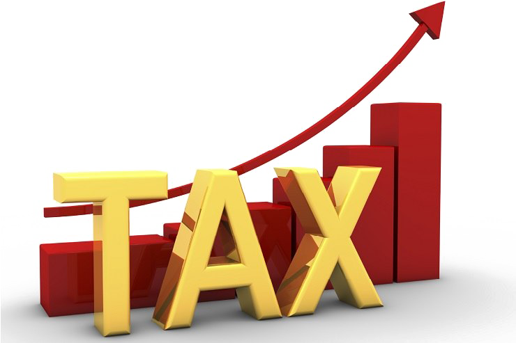 Rising Tax Graph3 D Illustration PNG