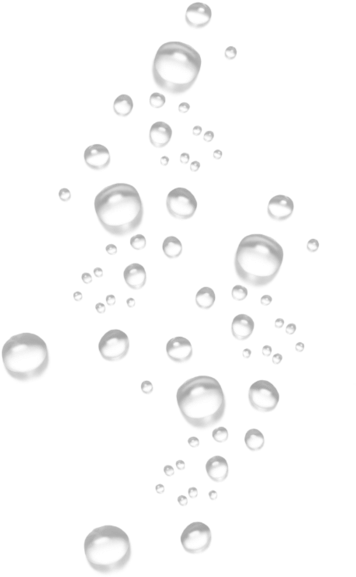 Rising Water Bubbles Abstract PNG