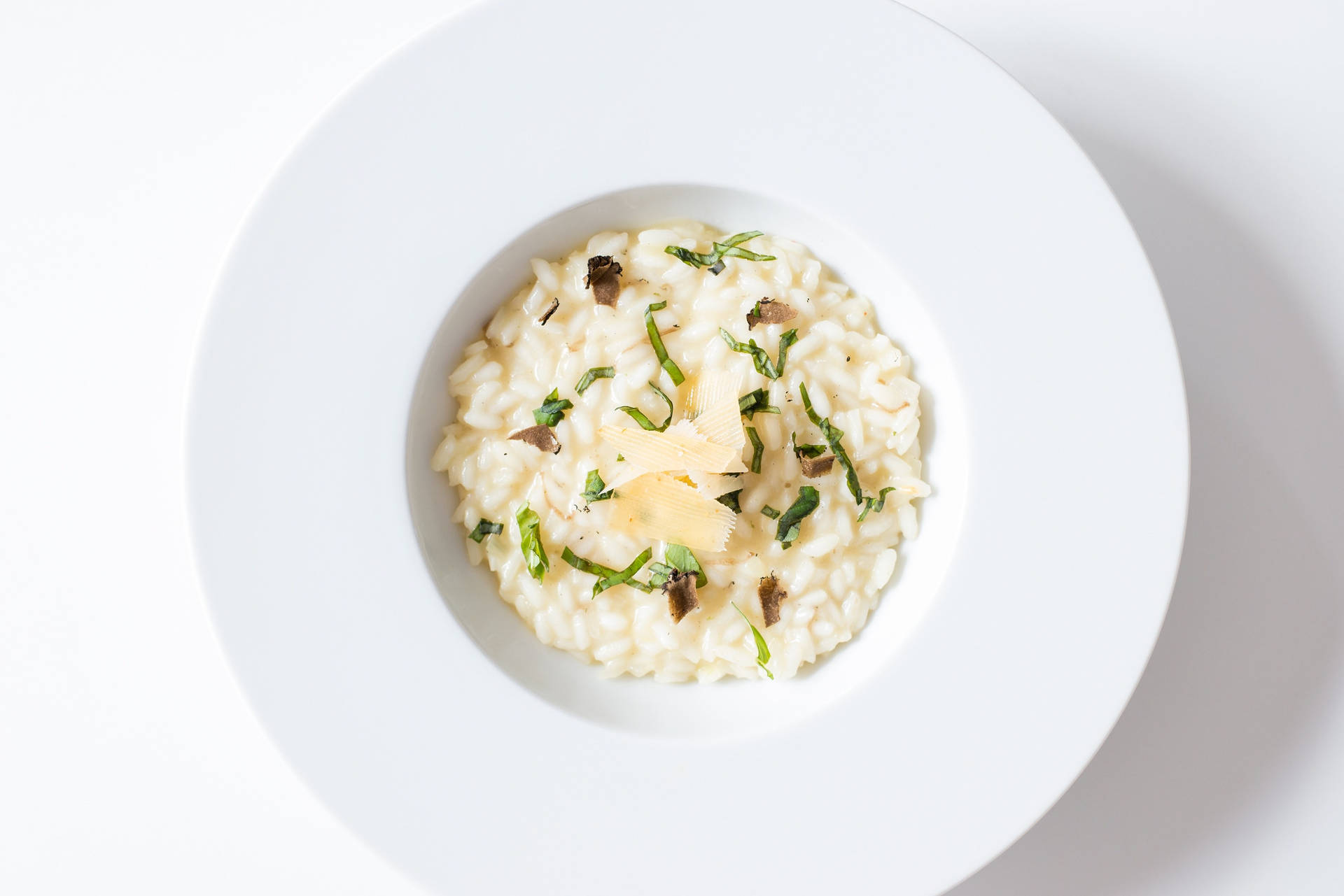 Risotto Simply Garnishes Wallpaper