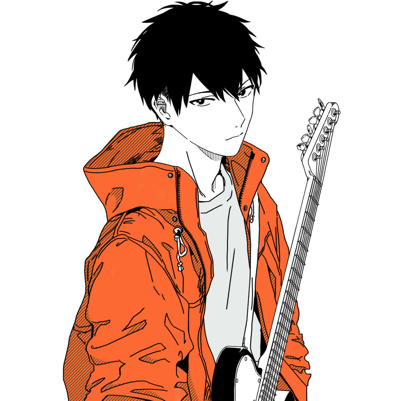 Ritsuka Uenoyama Dengan Gitar Wallpaper