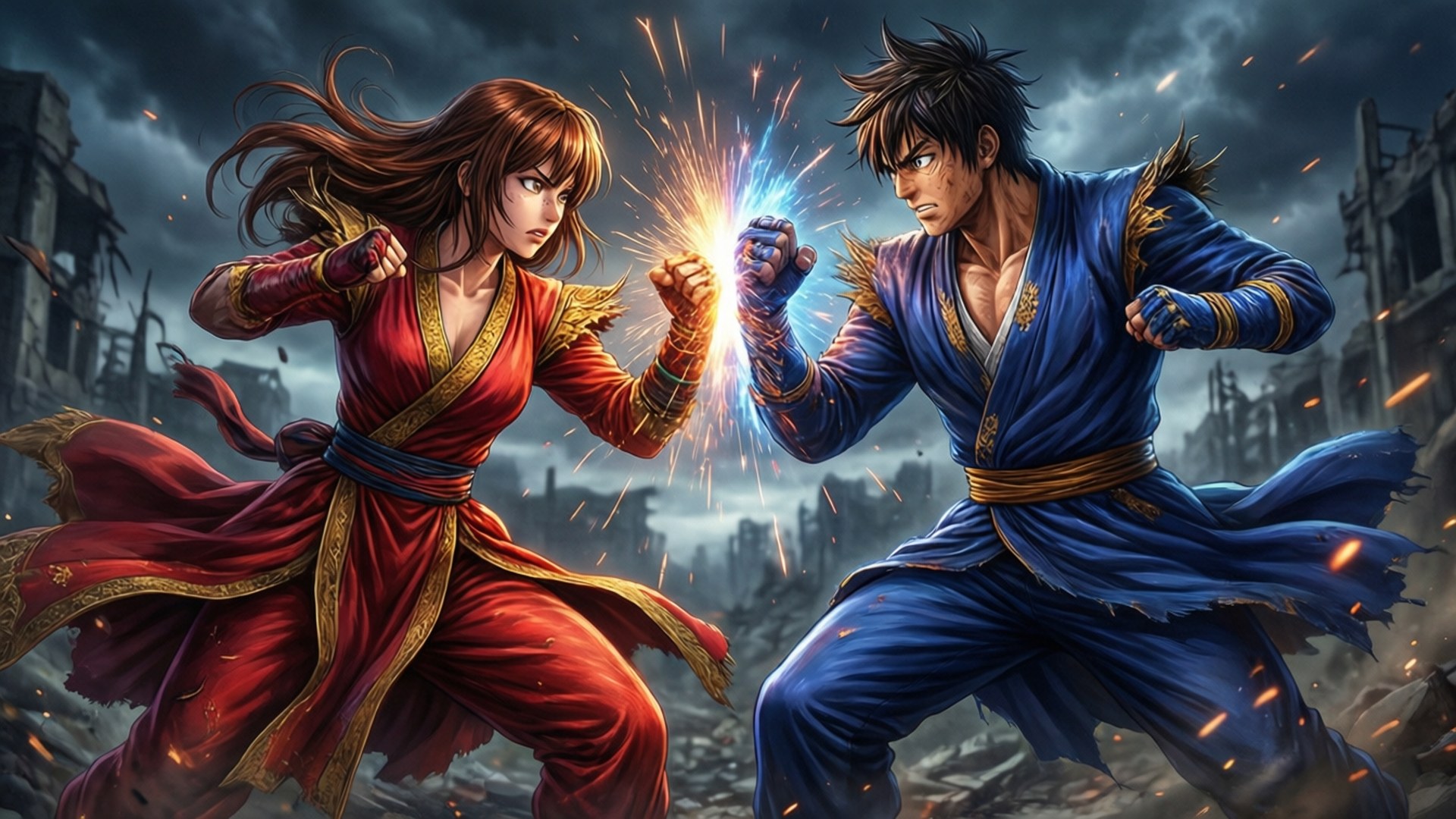 Ohma Tokita vs Kure Raian dalam badai