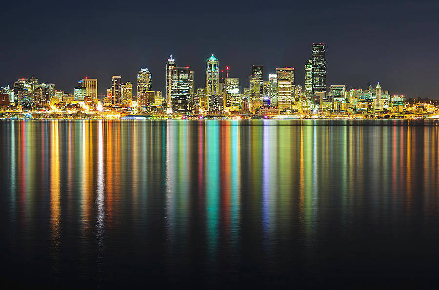 River City Seattle Skyline Wallpaper