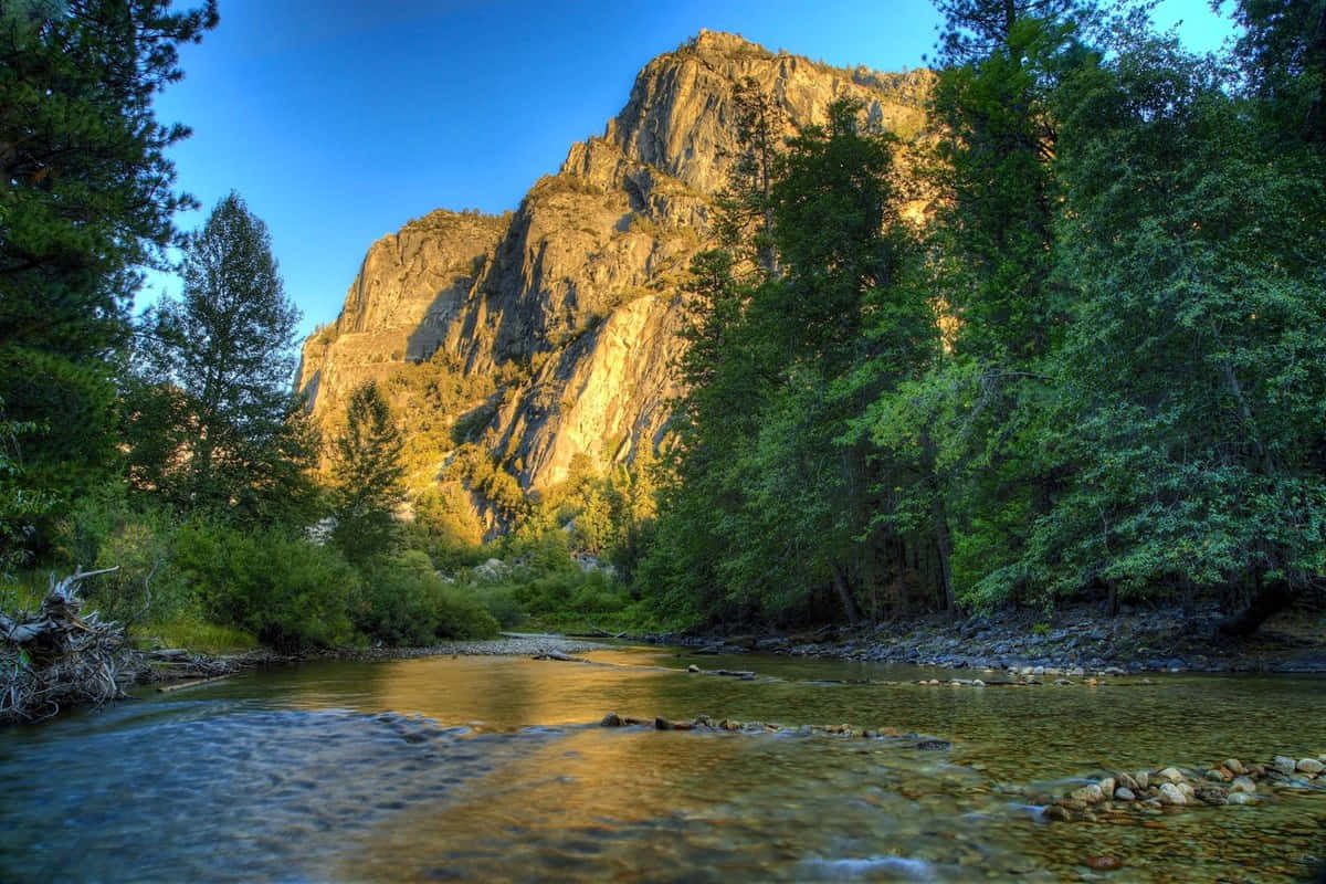 Fotografíadel Río Sequoia En Los Parques Nacionales Kings Canyon Fondo de pantalla