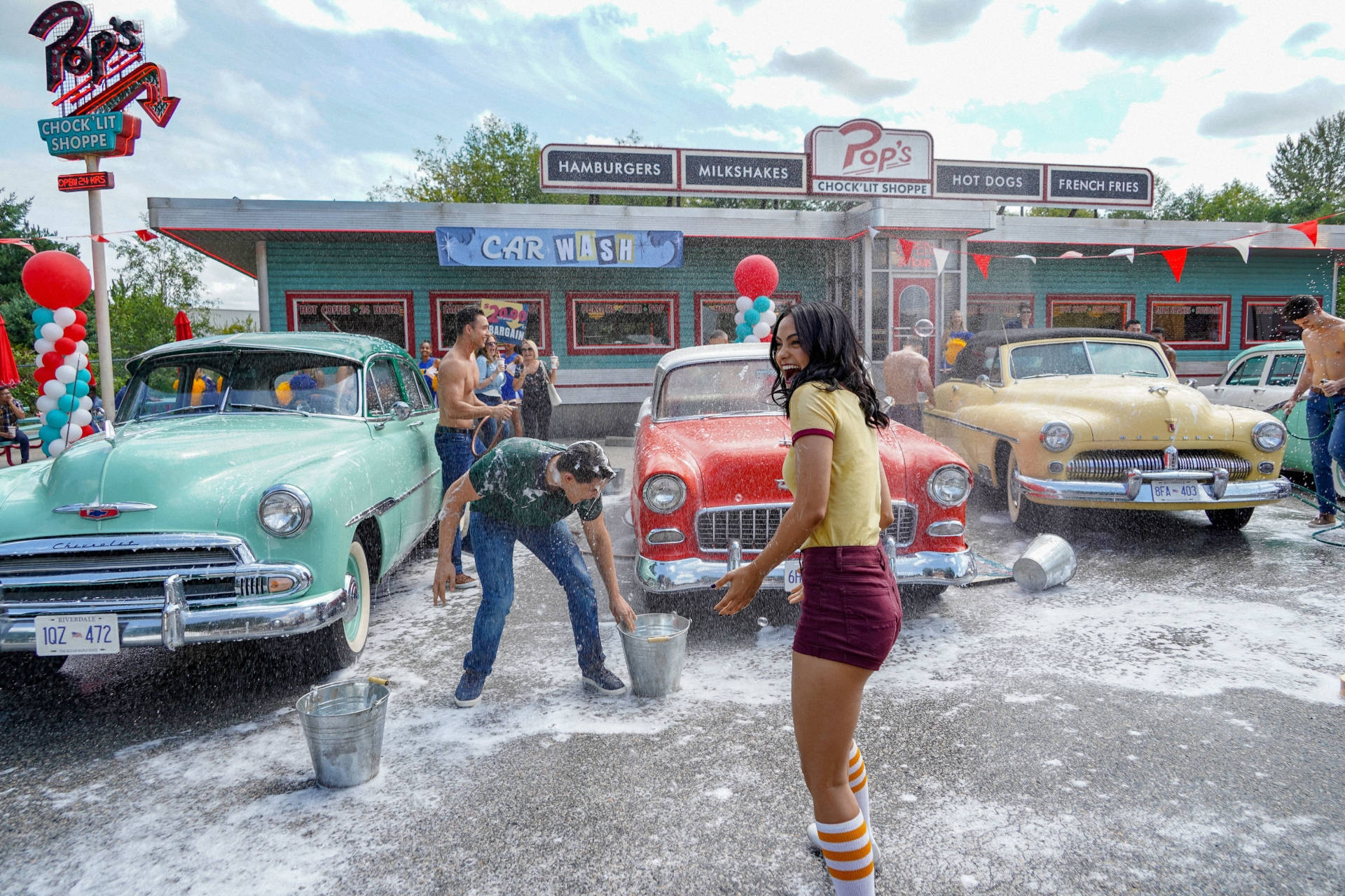Riverdale Car Wash Fun Wallpaper