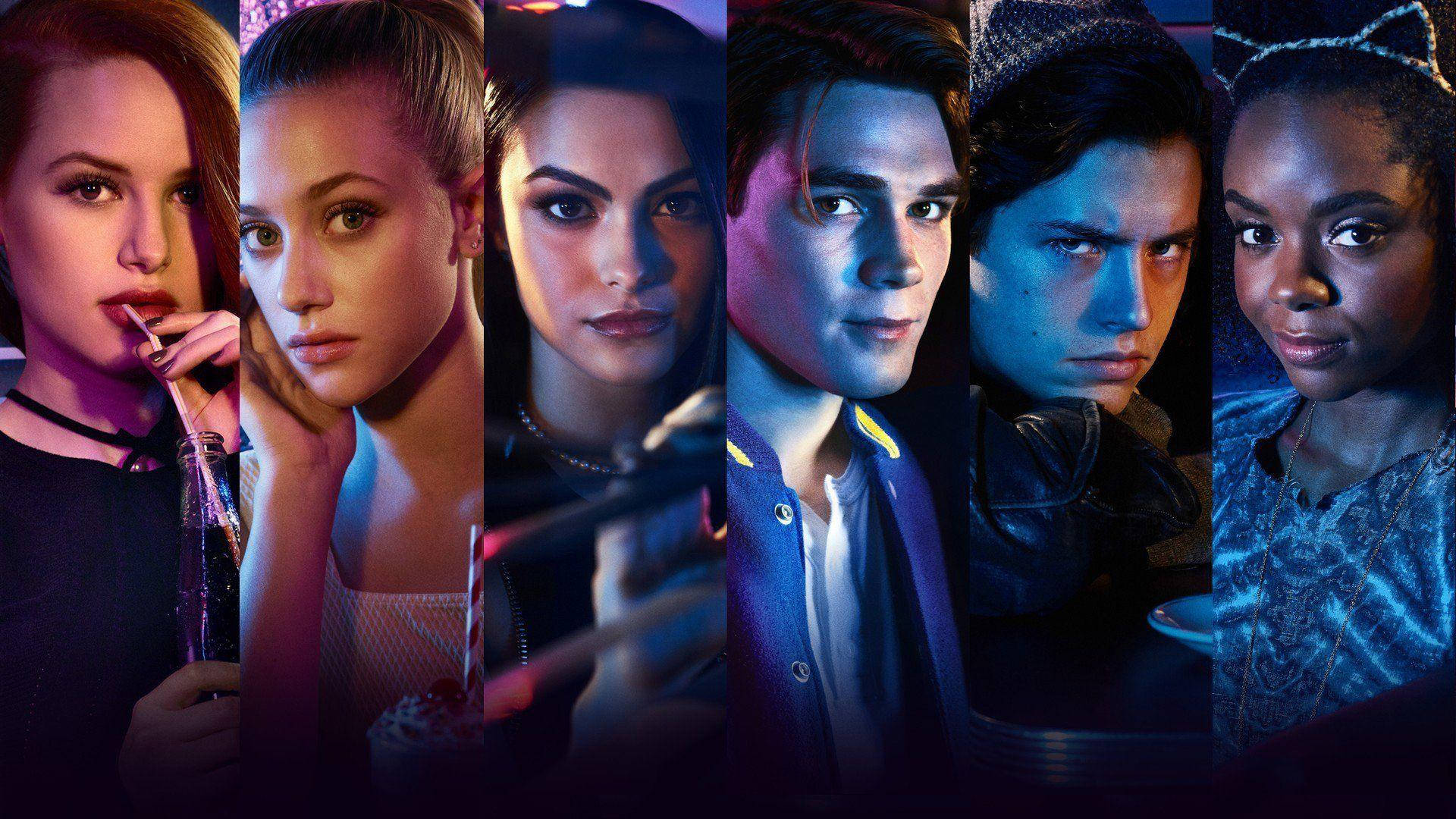 Riverdale Cast Vertical Collage Wallpaper