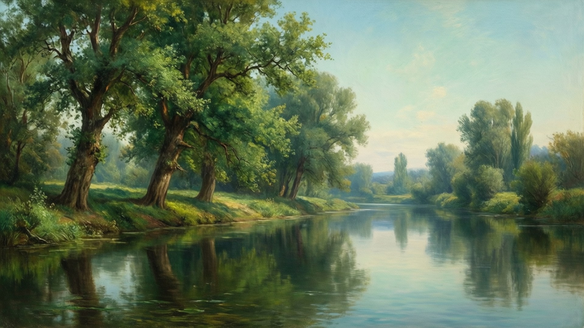Tranquillità Lungofiume Sfondi