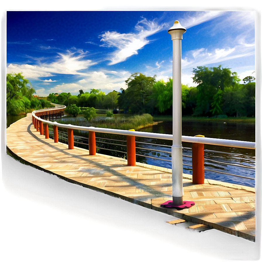 Riverside Walking Path Png Jdk70 PNG