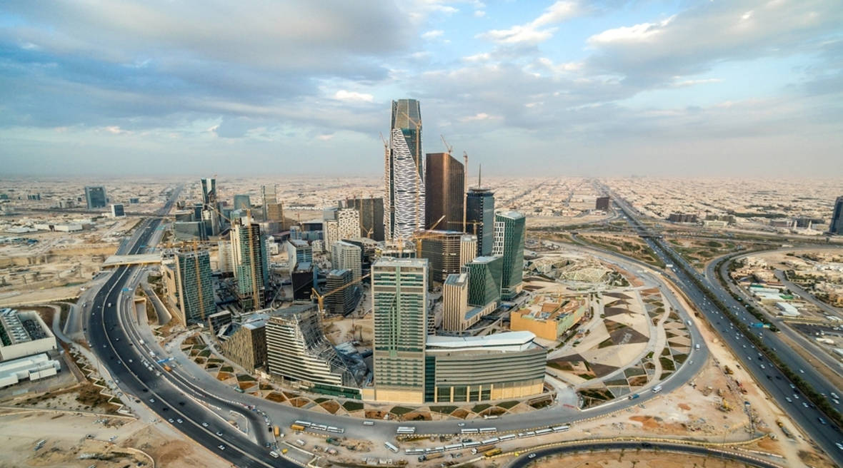 Riyadh Skyscrapers Aerial View Wallpaper