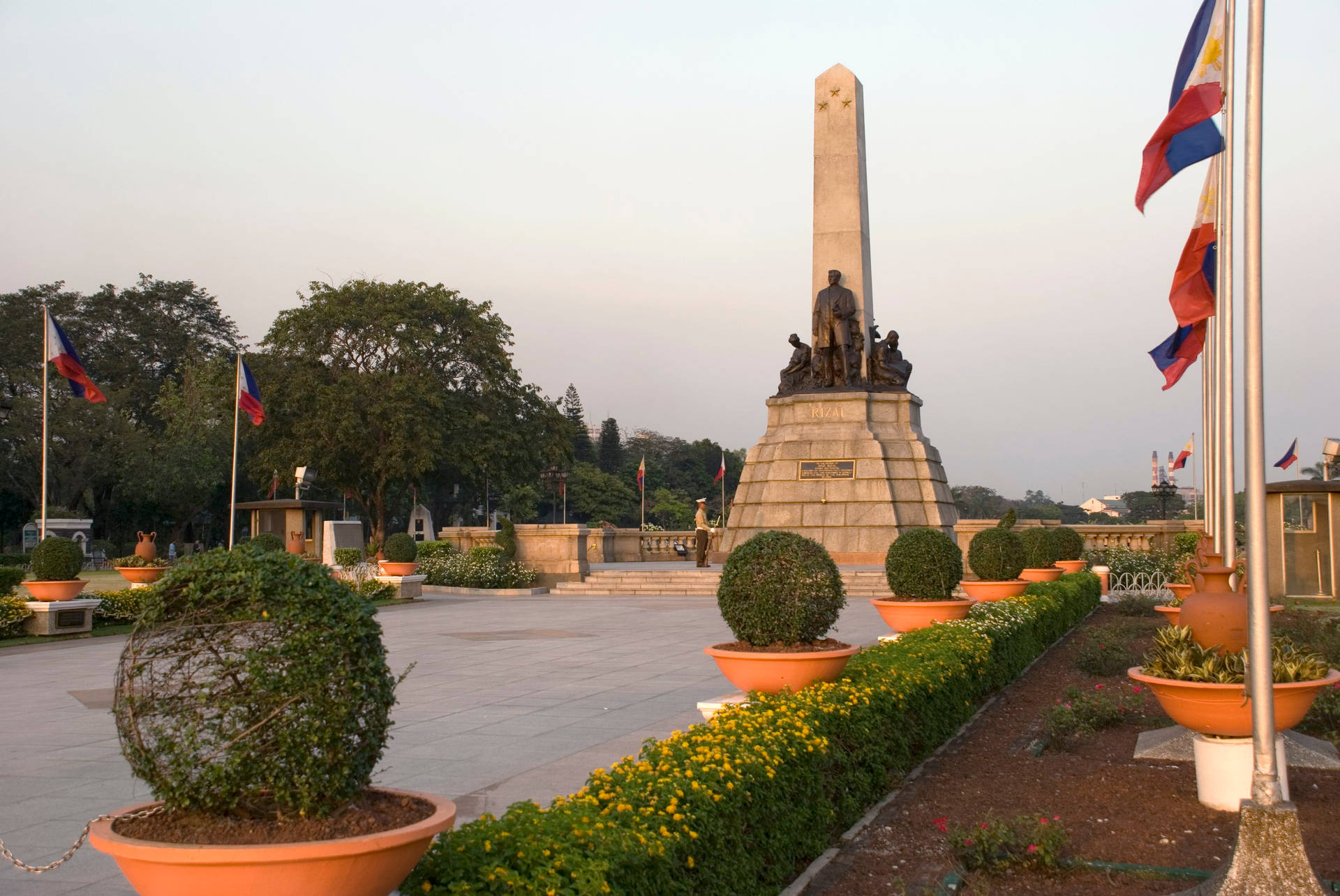 Rizal Park Manila Fotografia Sfondo