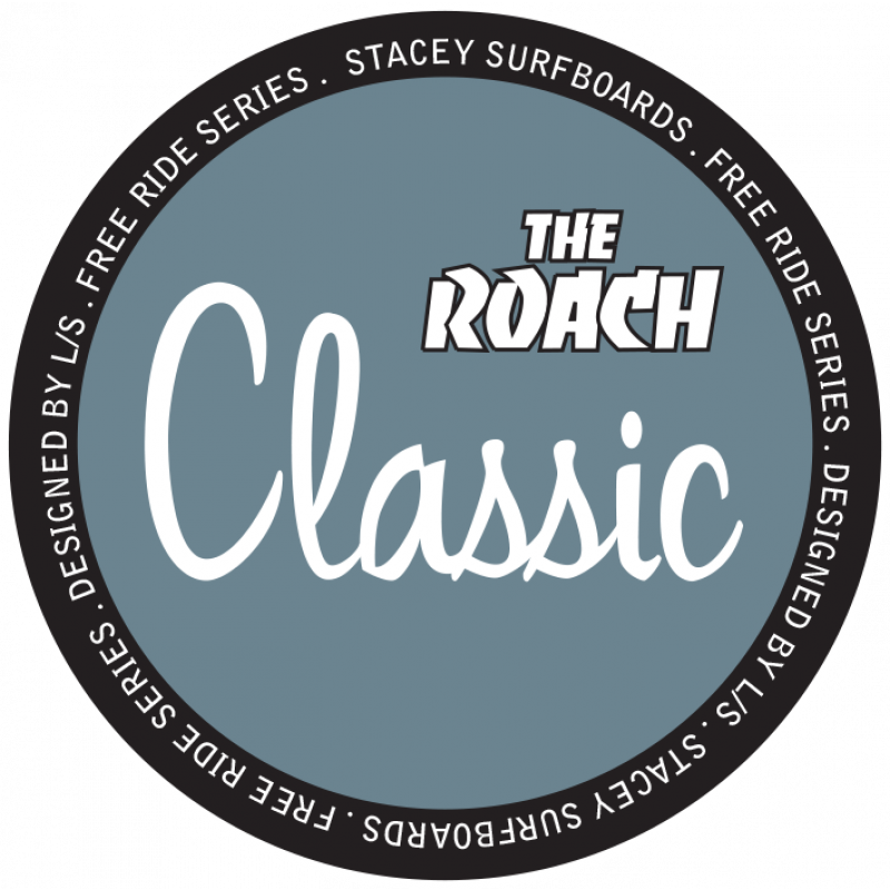Roach Classic Surfboard Logo PNG
