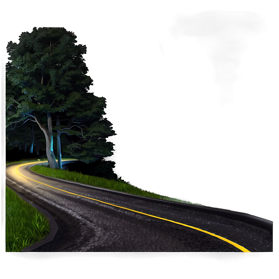 Road At Night Png Ggj PNG