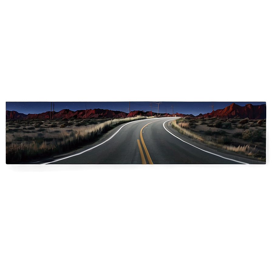 Road At Night Png Tfv76 PNG